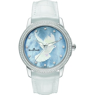 Replica Blancpain Replica White Dove Only Watch 2013 Diamonds White Gold Watch 3300-3554L-55B